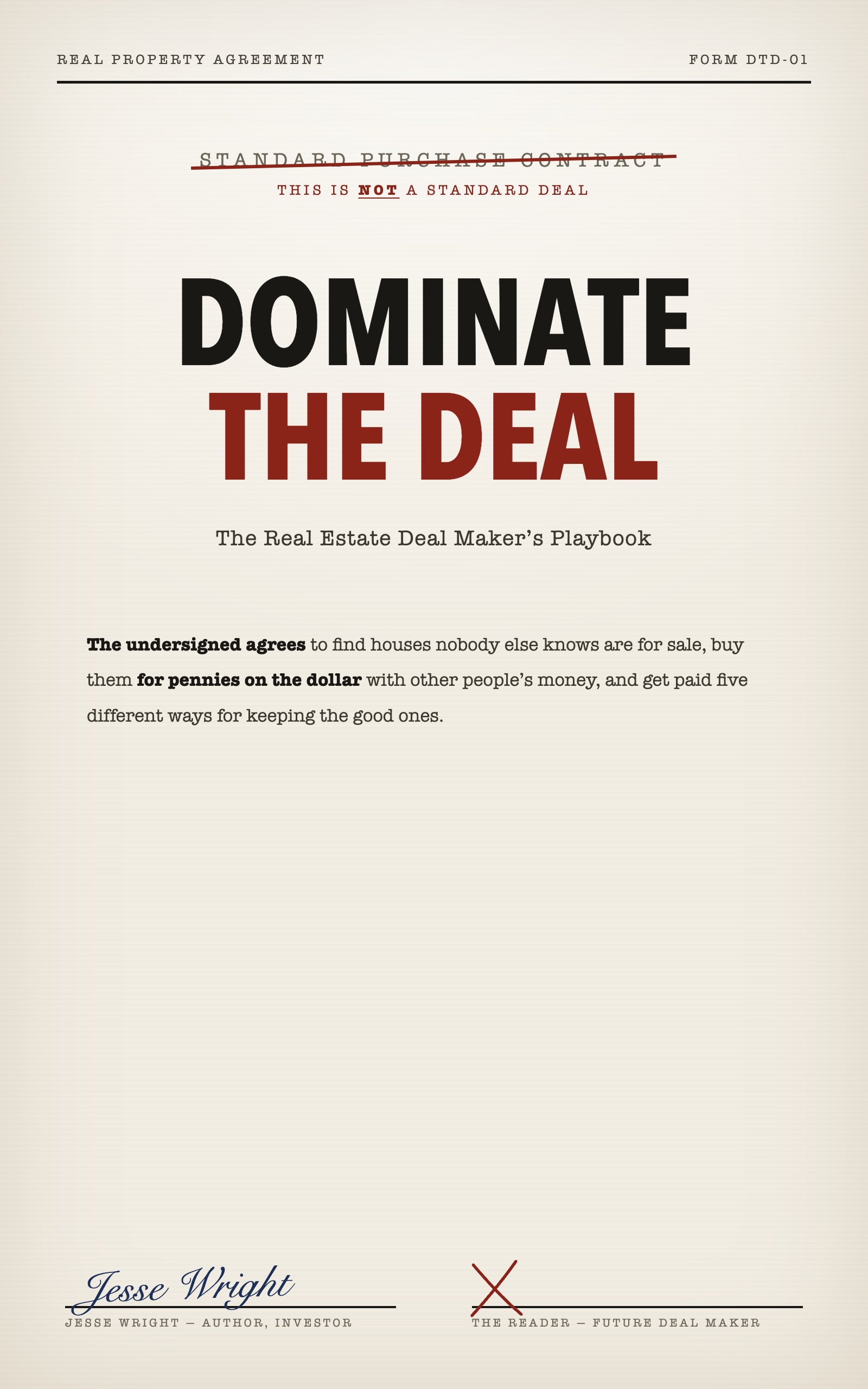 Dominate the Deal — book cover
